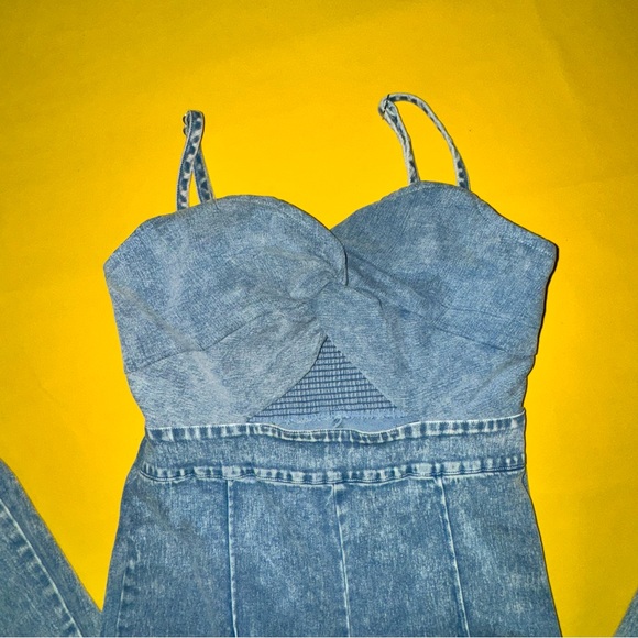 Flying tomato Denim jumpsuit - Picture 4 of 8